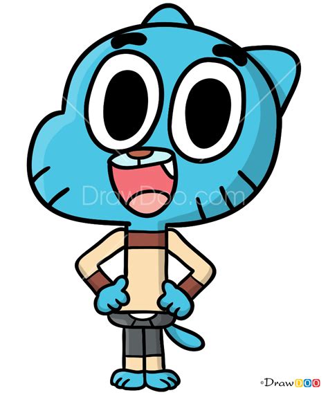 how to draw gumball characters|How To Draw Gumball From The Amazing World Of Gumball